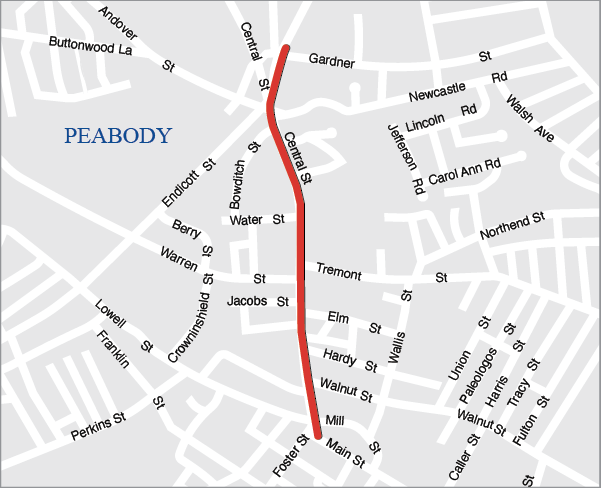 Peabody: Rehabilitation of Central Street 